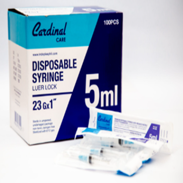 Syringe 5cc Cardinal Care