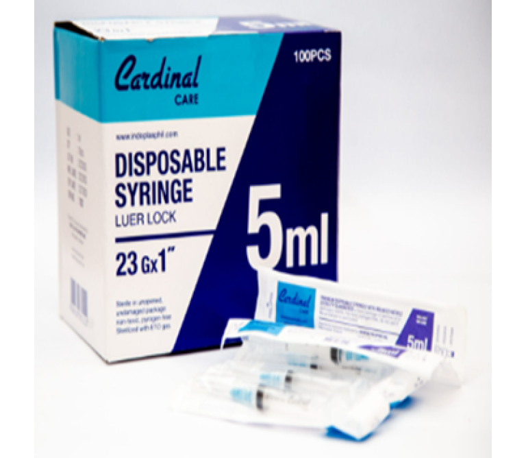 Syringe 5cc Cardinal Care
