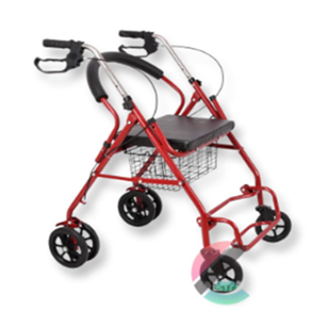 Rollator with Footrest