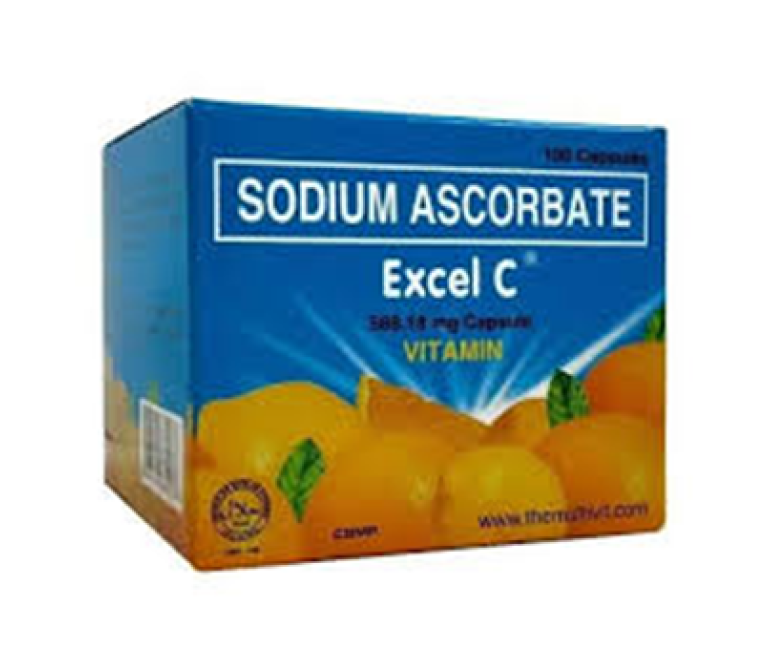 Ascorbic Acid Excel 500mg Caps