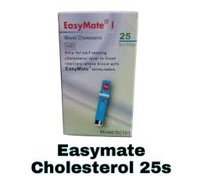 Easymate Cholesterol Strips by 25s